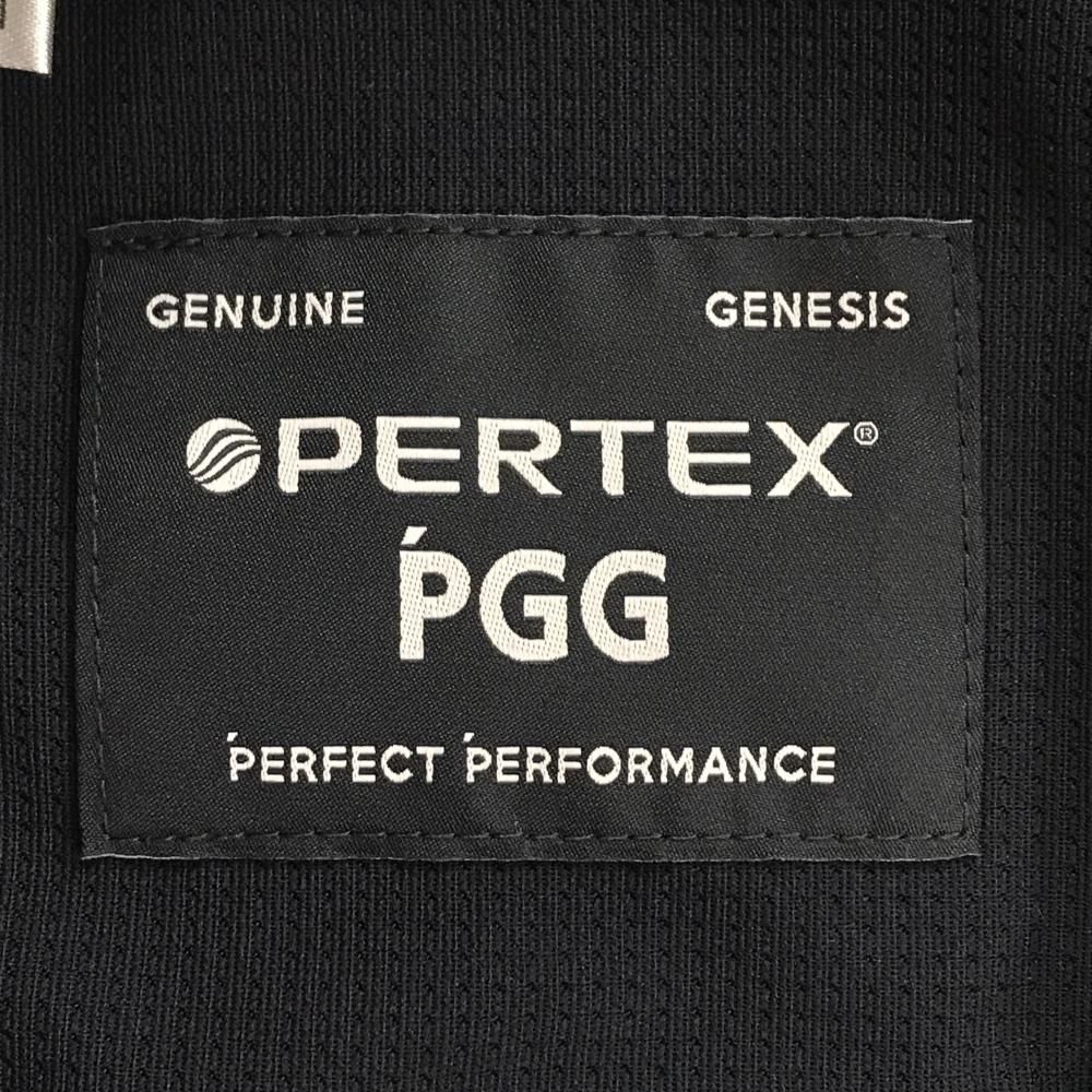 美品】PGGパーリーゲイツ ナイロンパンツ ダークネイビー×白 PERTEX 異