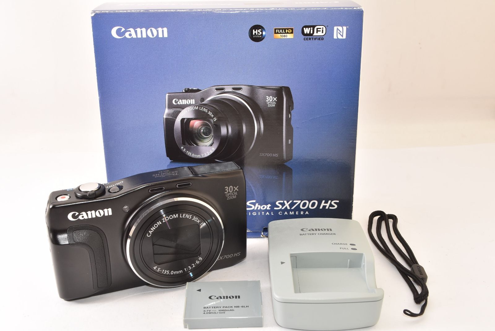 ★極上品★ Canon キャノン PowerShot SX700 HS ブラック コンパクトデジタルカメラ 2605106
