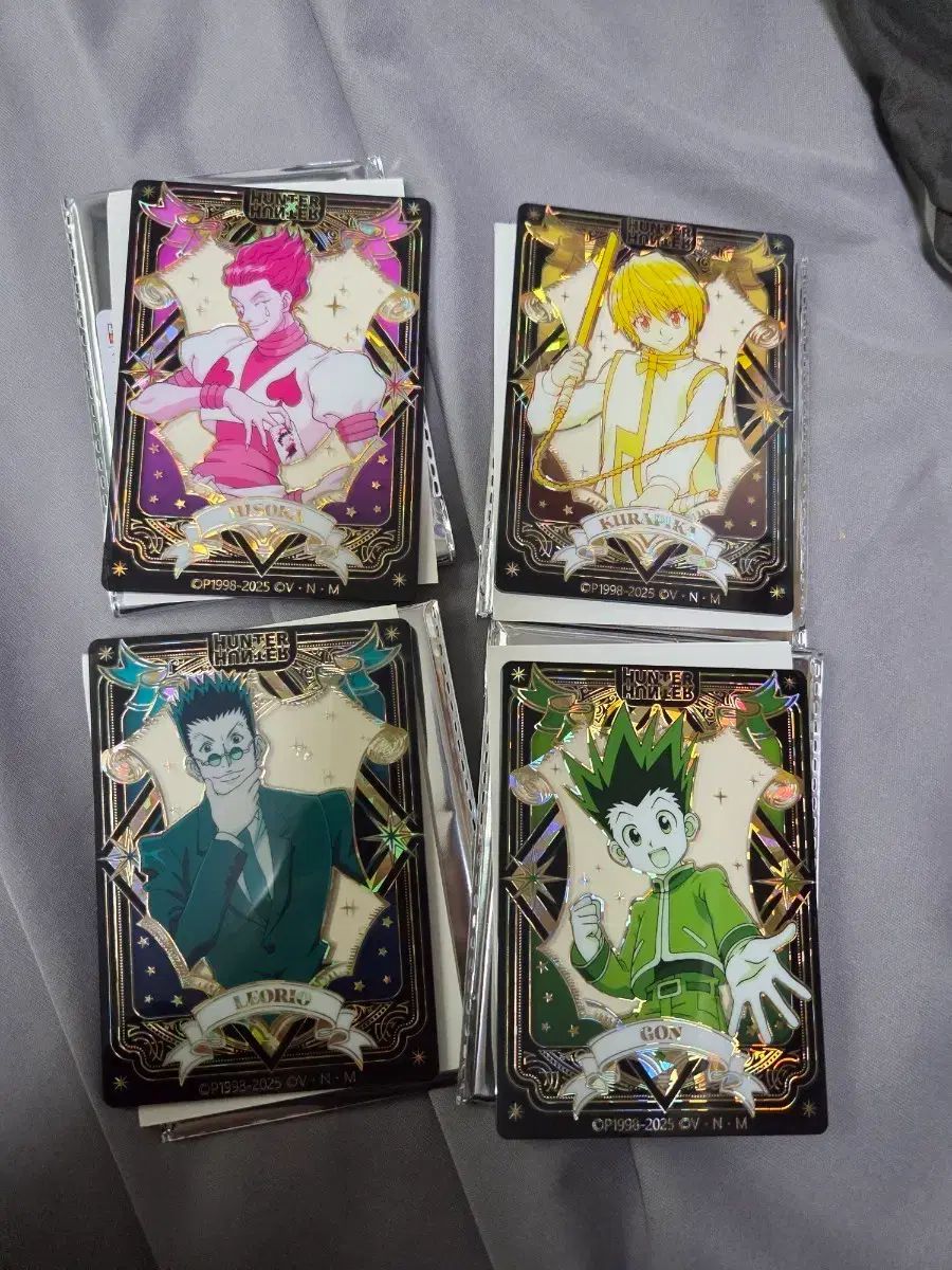 HUNTER×HUNTER アクリルカード ゴン レオリオ クラピカ ヒソカ まとめ HUNTER×HUNTER グッズ