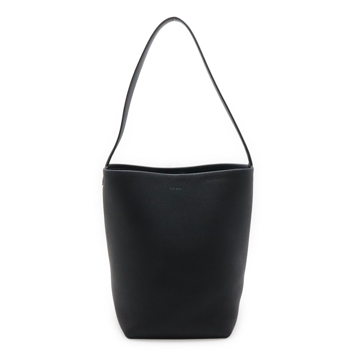 THE ROW ザ ロウ ミディアム パークトート MEDIUM N/S PARK TOTE 縦型 トートバッグ ショルダートート 肩掛け レザー ブラック系 黒 W1313L129