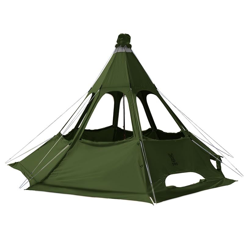 DOD(ディーオーディー) レンコンテント2L 中で焚き火ができる冬仕様ワンポールテント T5-737-KH