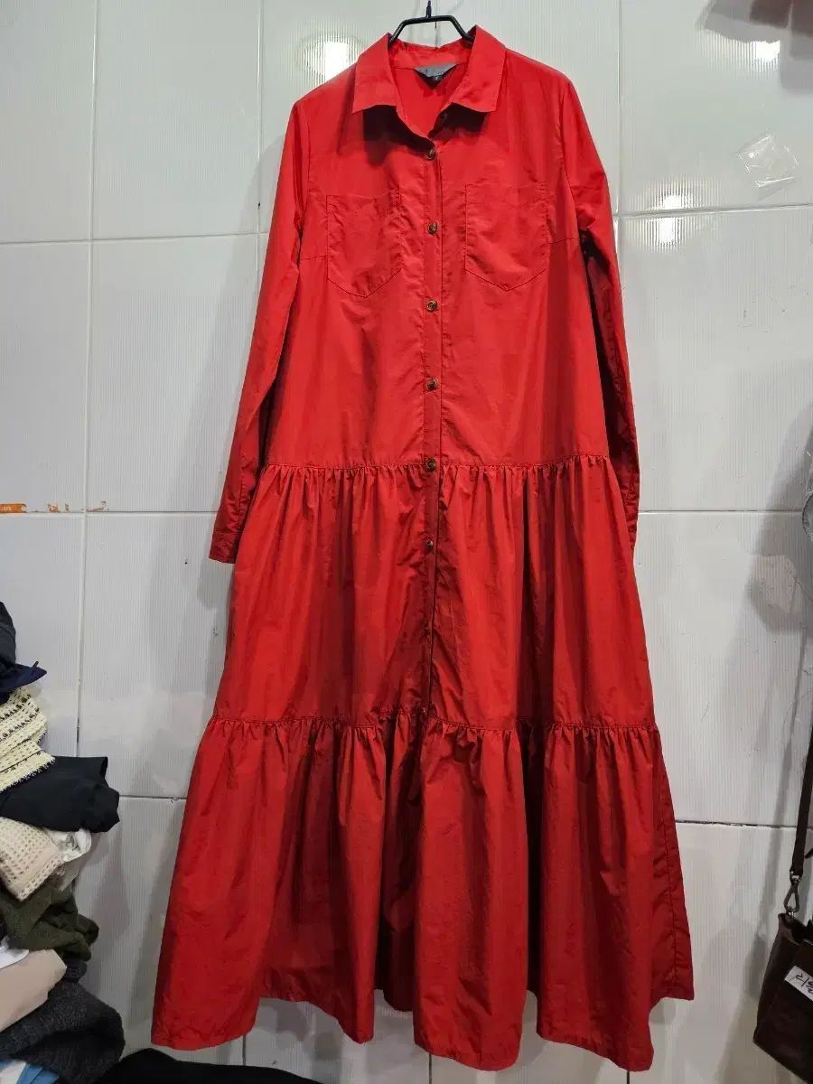 ロング丈ワンピース（55 66）新品
