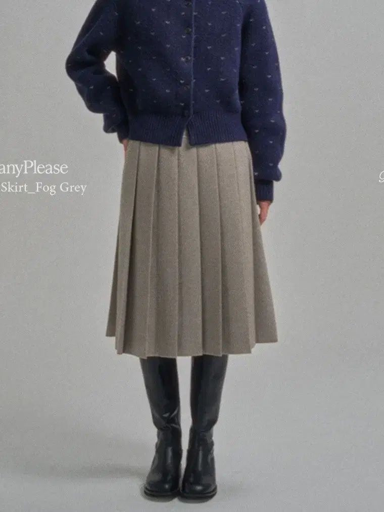 マンゴマンゴーリプリーズ elize pleats skirt S