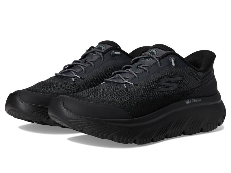 スケッチャーズ メンズ シューズ スニーカー SKECHERS Performance Go Walk Max Cushioning Hyper Burst Zoltar Hands Free Slipin Black ブラック