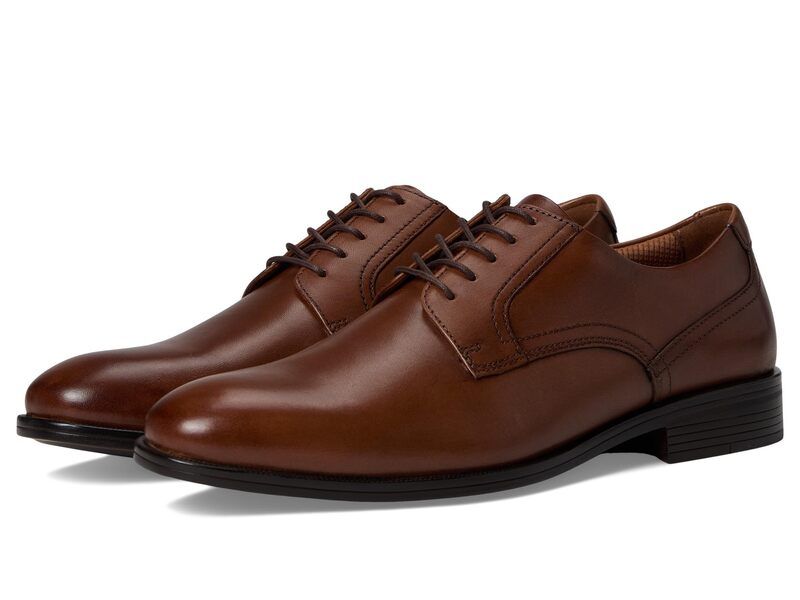 ジョンストンアンドマーフィー メンズ シューズ オックスフォード Johnston Murphy Reeve Plain Toe Brown ブラウン