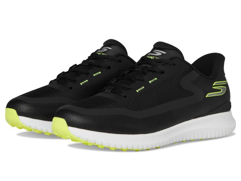 スケッチャーズ メンズ シューズ スニーカー Skechers GOLFlite SpikelesslipIn Golf Shoe Black ブラック