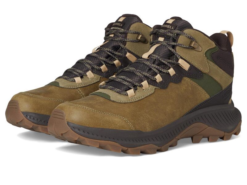 メレル メンズ シューズ ブーツ・レインブーツ Merrell Speed Strike 2 Mid LTR Waterproof Drab