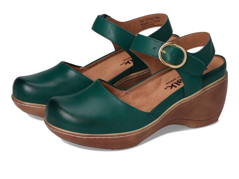 ソフトウォーク レディース シューズ サンダル SoftWalk Mabelle Dark Green グリーン