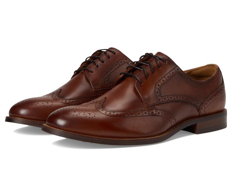 フローシャイム メンズ シューズ オックスフォード Florsheim Rucci Wing Tip Oxford Cognac Smooth 25,776円