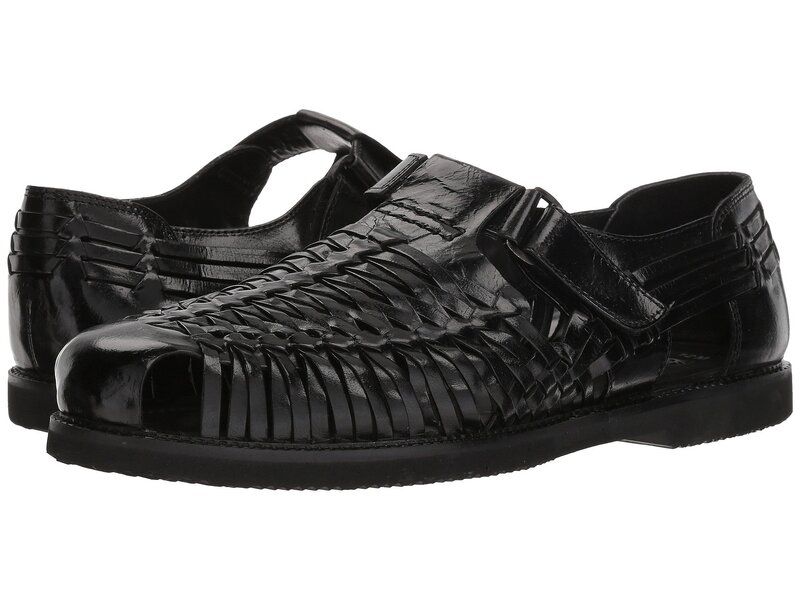 ディアースタッグス メンズ シューズ サンダル Deer Stags Bamboo2 Huarache Black Leather ブラック