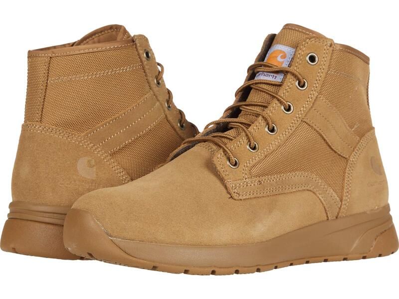 カーハート メンズ シューズ ブーツ・レインブーツ スニーカー Carhartt Force 5 Lightweight Sneaker Boot Soft Toe Coyote Suede