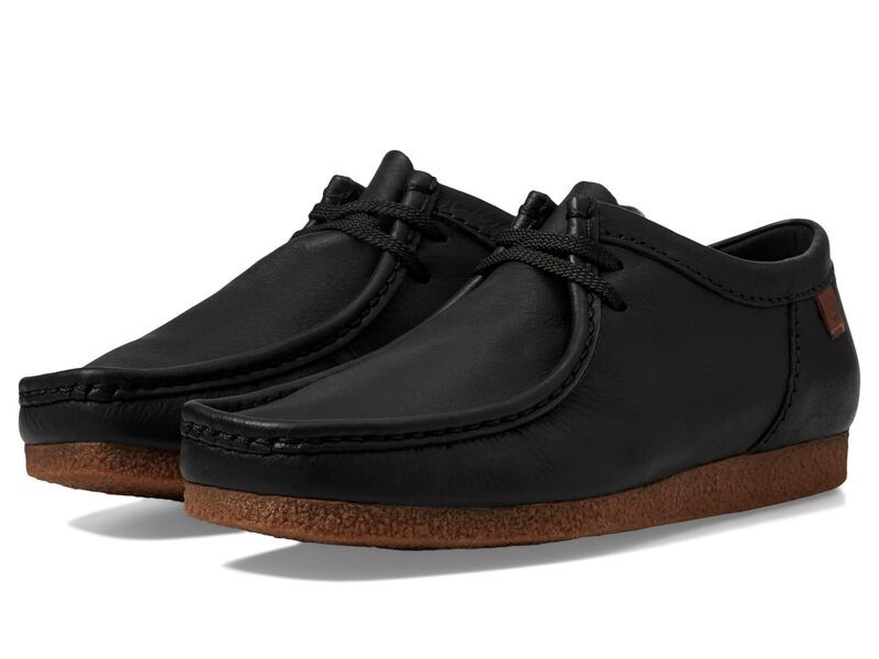 クラークス メンズ シューズ オックスフォード Clarkshacre Ii Run Shoes Black Leather ブラック