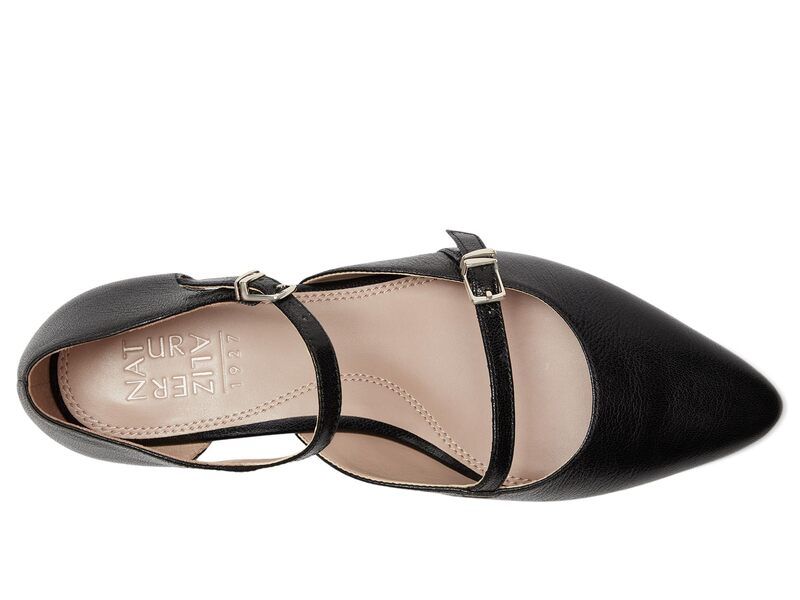 ナチュライザー レディース シューズ サンダル Naturalizer Harmony Black Leather ブラック