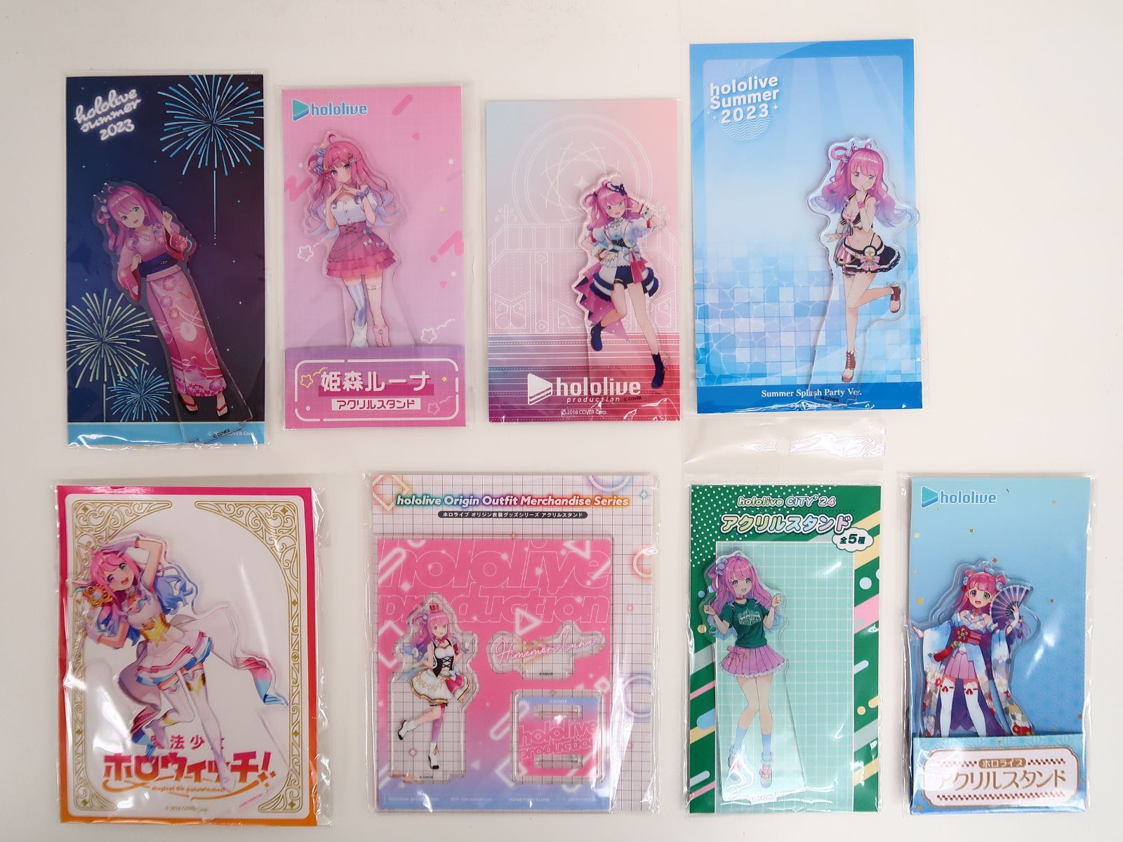 8点セット ホロライブ 姫森ルーナ アクリルスタンド