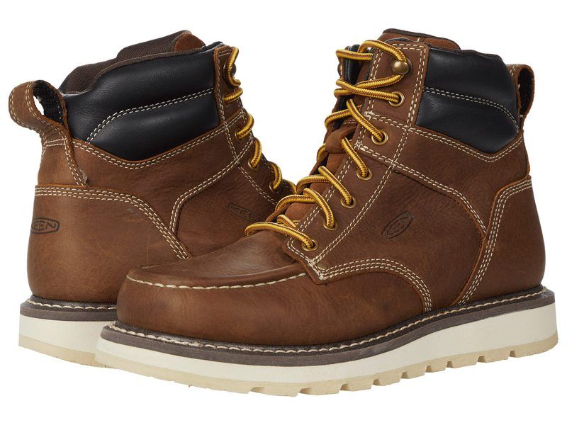 キーン メンズ シューズ ブーツ・レインブーツ KEEN Utility Cincinnati 6 Soft Toe BelgianSandshe