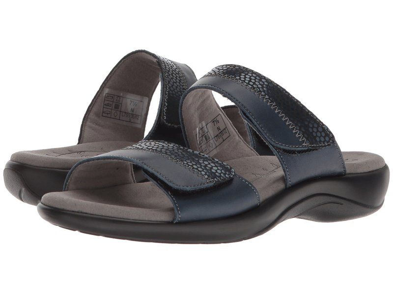 サス レディース シューズ サンダル SAS Nudu Slide Navy ネイビー