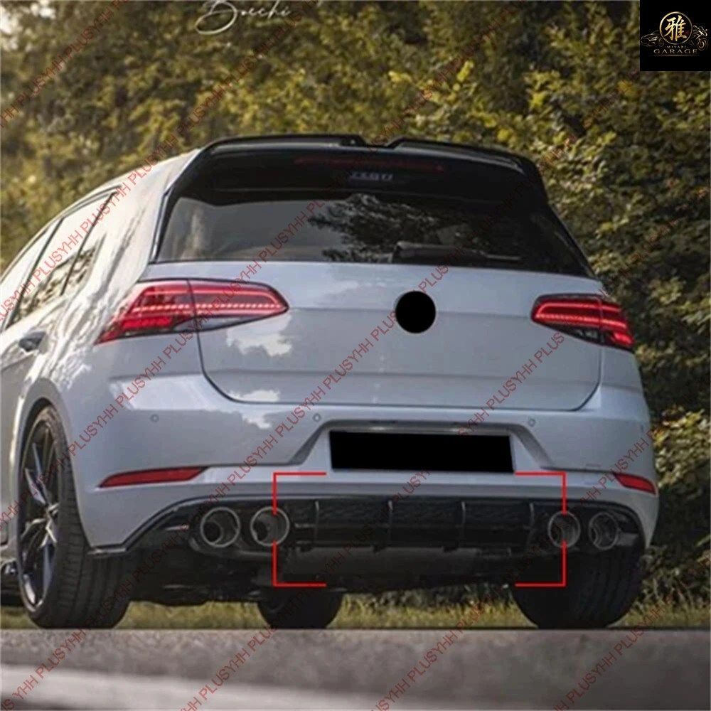 HOT，最新作 MK7.5 R リアバンパーディフューザーリップスポイラー VVW