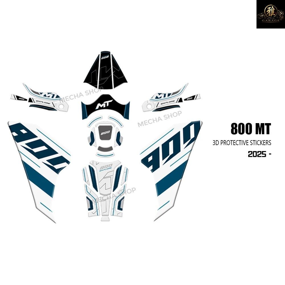 ハンドガードステッカー CFMOTO 800MT SPORT 2025 EXPLORE モーターサイクル 3D サイドタンクパッドキット
