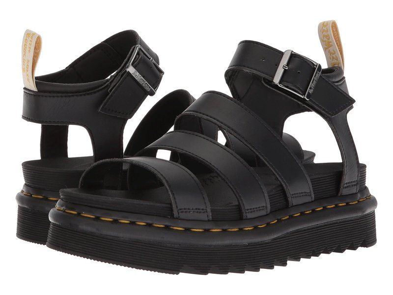 ドクターマーチン レディース シューズ サンダル Dr Martens Vegan Blaire Black Felix Rub ブラック