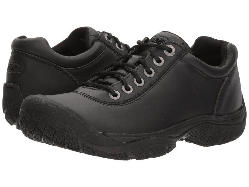 キーン メンズ シューズ スニーカー オックスフォード KEEN Utility PTC Dress Oxford Black ブラック
