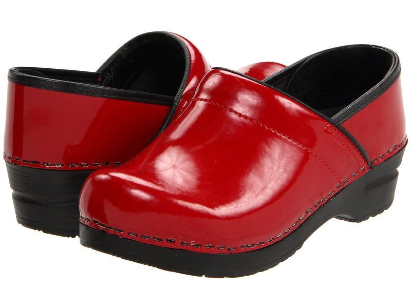 サニータ レディース シューズ サンダル Sanita Professional Patent Red Patent レッド