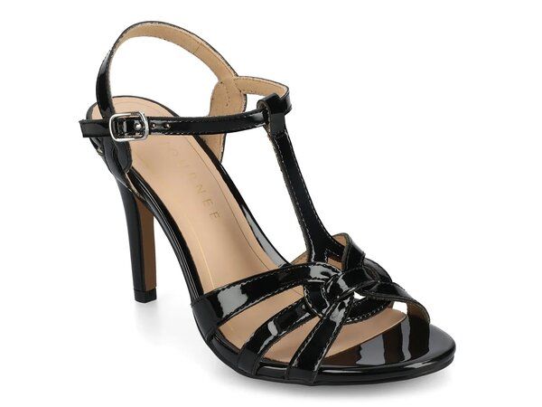 ジャーニー レディース シューズ サンダル Journee Valry Sandal Black Patent ブラック