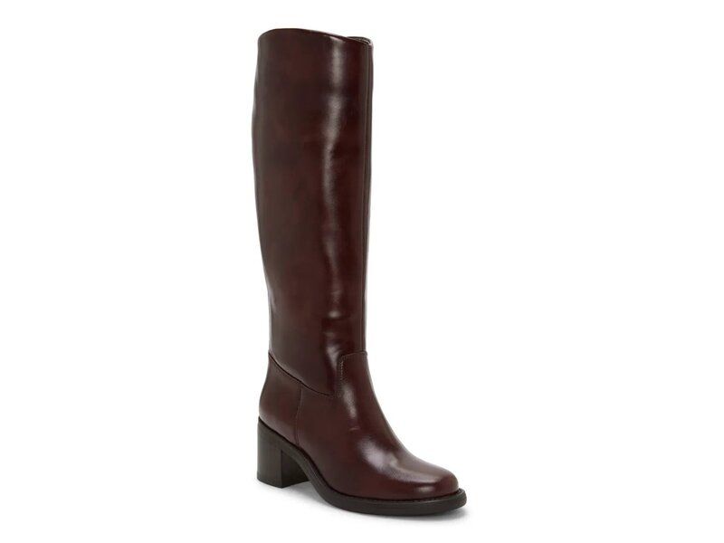 ヴィンスカムート レディース シューズ ブーツ・レインブーツ Vince Camuto Amree Boot Mahogany Brown Leather ブラウン