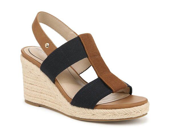 ライフストライド レディース シューズ サンダル トール LifeStride Tallulah Espadrille Wedge Sandal NavyTan ネイビー
