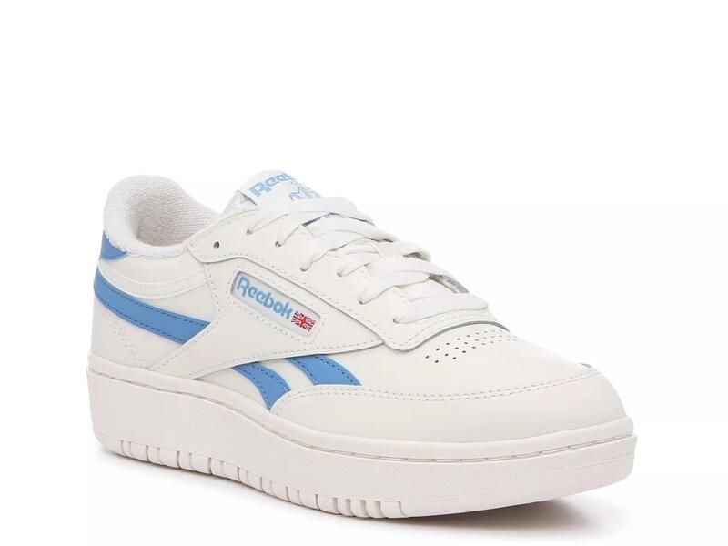 リーボック レディース シューズ スニーカー ReebokClub C Double Revenge Sneaker Womens Chalk WhiteBlue ホワイト