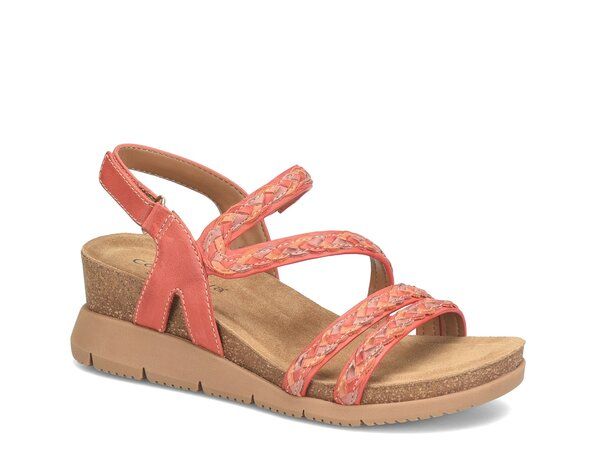 コンフォーティバ レディース シューズ サンダル Comfortiva Silvia Wedge Sandal Tomato RedMulticolor レッド