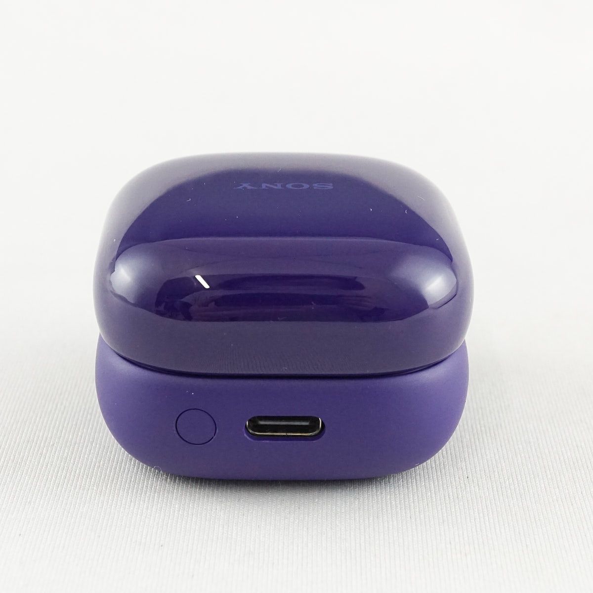 【美品】SONY WF-LS910NV ワイヤレスイヤホン　バイオレット SONY WF-LS910N Link Buds Fit 完全ワイヤレスイヤホン USED美品