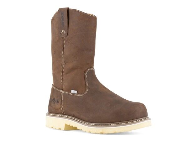 アイロンエイジ メンズ シューズ ブーツ・レインブーツ Iron Age Solidifier Pull On Composite Toe Work Boot Dark Brown ブラウン