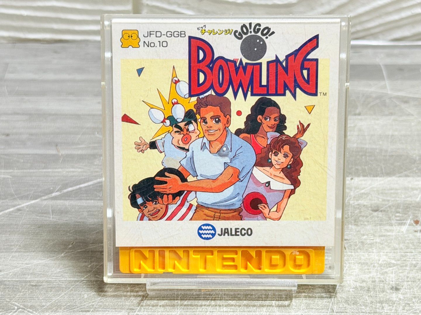 Famicom Disc System GO! GO! Bowling Jaleco JFD-GGB Bowling Operation Unconfirmed Retro Game 120526