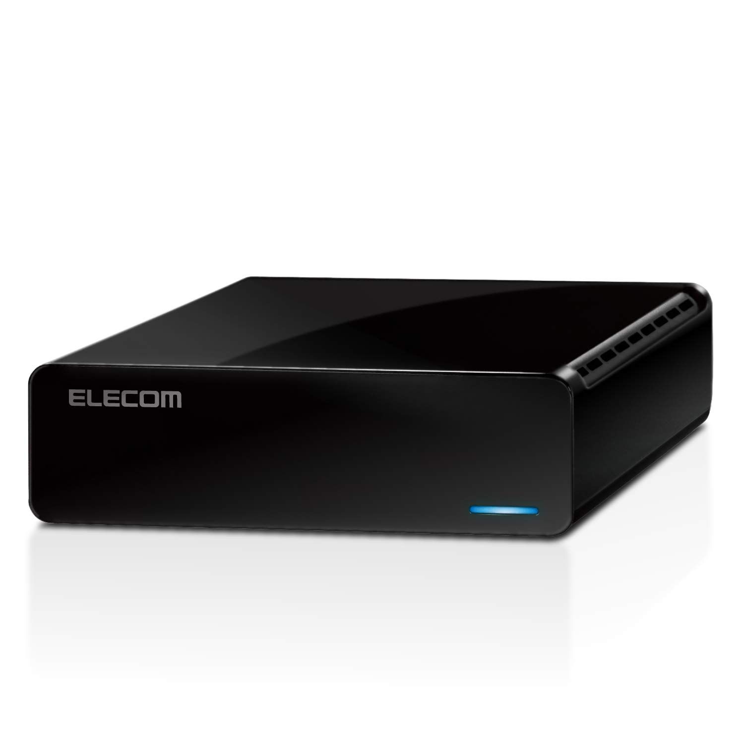 エレコム 外付けハードディスク 6TB USB3.2(Gen1) テレビ録画/パソコン対応 静音ファンレス設計 ELD-FTV060UBK [6TB]