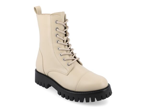 ジュルネ コレクション レディース シューズ ブーツ・レインブーツ Journee Collection Aaley Bootie Beige ベージュ