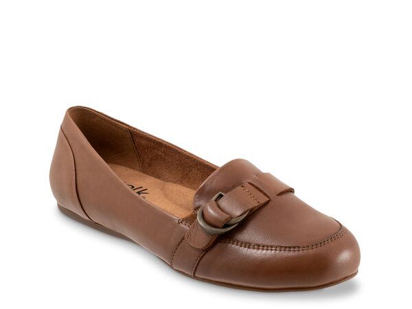 ソフトウォーク レディース シューズ スリッポン・ローファー Softwalk Serra Flat Dark Brown ブラウン