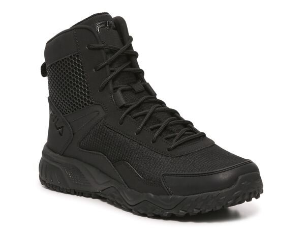 フィラ メンズ シューズ ブーツ・レインブーツ Fila Chastizer Work Boot Black ブラック