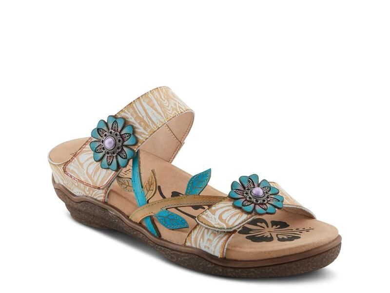 ラリティステ レディース シューズ サンダル LArtiste Aymee Wedge Sandal BeigeMulticolor ベージュ