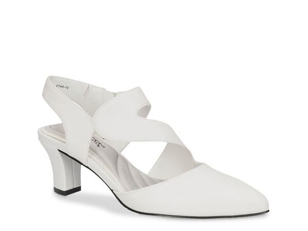 イージーストリート レディース シューズ サンダル Easy Street Venue Sandal White ホワイト