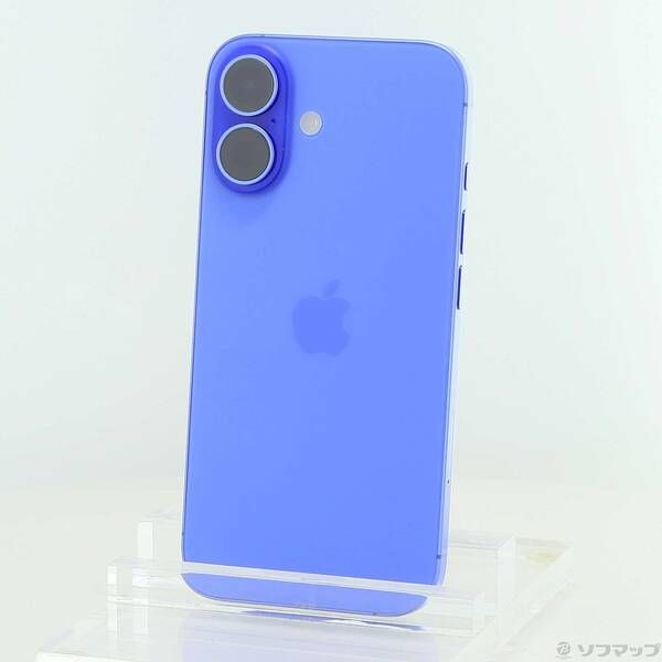 ソフマップ 〔中古品〕 iPhone16 128GB ウルトラマリン MYDU3J／A SIMフリー【348】