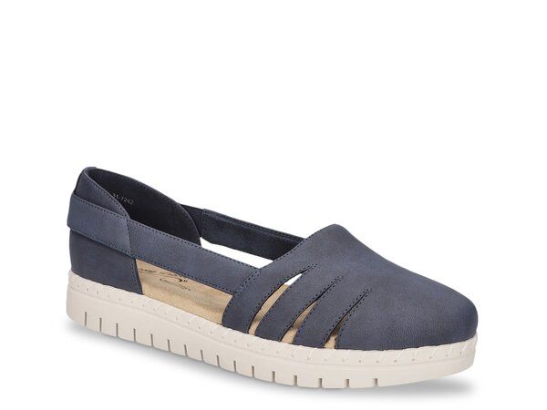イージーストリート レディース シューズ スリッポン・ローファー Easy Street Bugsy SlipOn Navy ネイビー