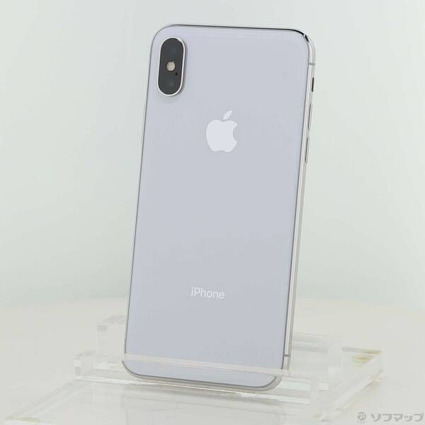ソフマップ 〔中古品〕 iPhoneX 64GB シルバー NQAY2J／A SIMフリー【247】
