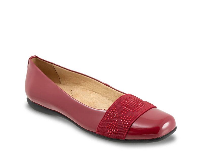 トロッターズ レディース シューズ パンプス Trottersamantha Ballet Flat Red レッド