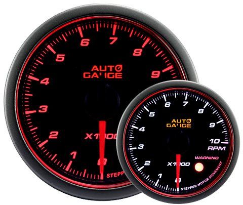 【新品】オートゲージ 日本製モーター 52mm タコメーター 2色バックライト エンジェルリング 458シリーズ 0912a08e