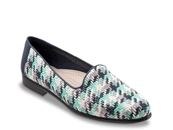 トロッターズ レディース シューズ スリッポン・ローファー Trotters Liz Loafer BlueMulticolor Prints ブルー