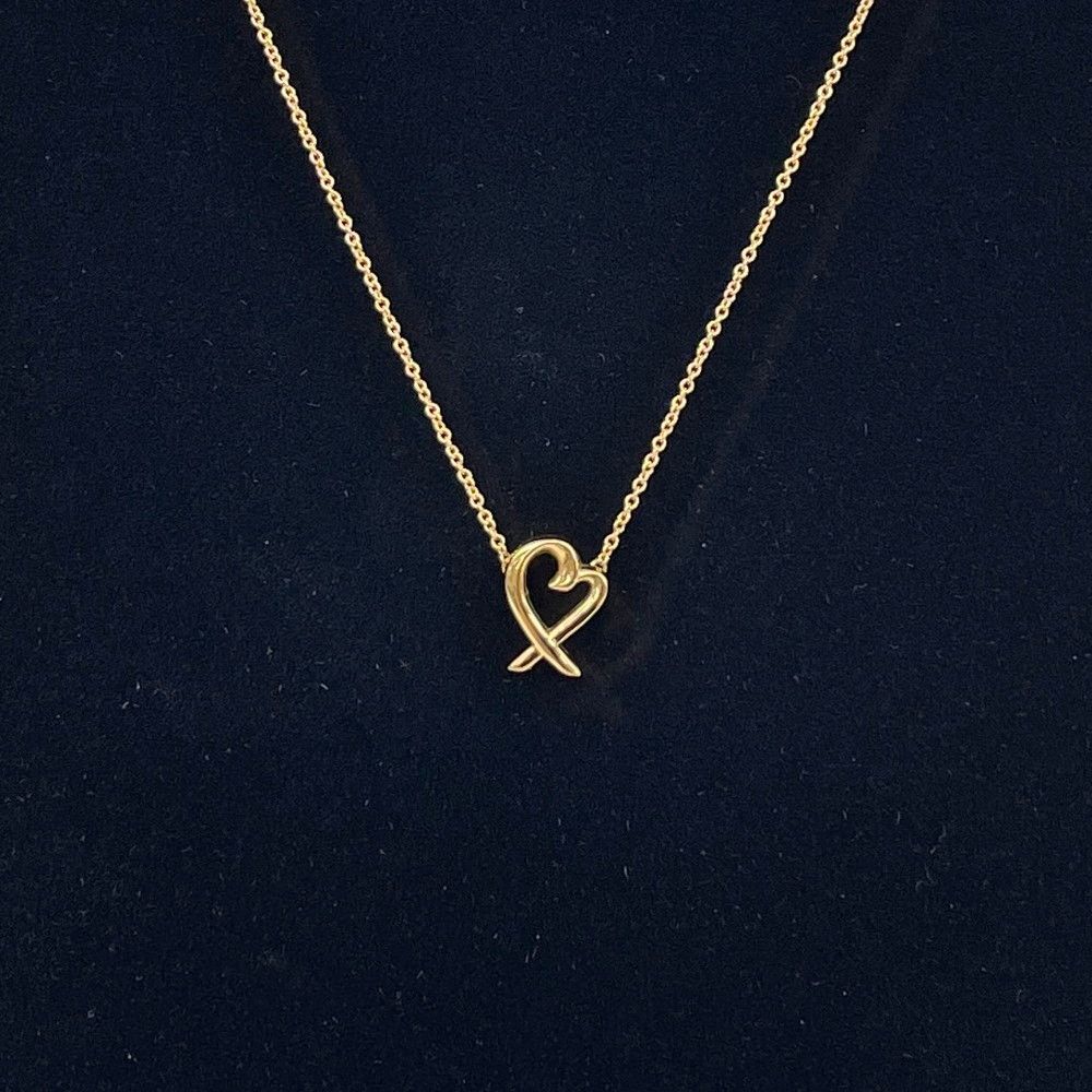 ティファニー TIFFANY&Co. ネックレス パロマ・ピカソ ラビングハート Au750 43,693円