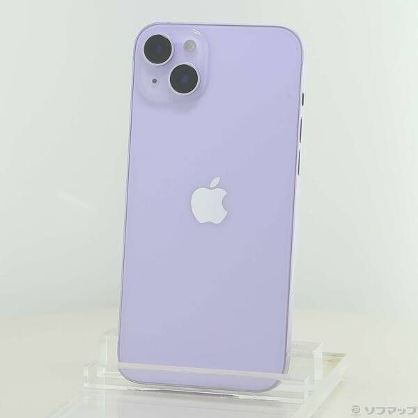中古品〕 iPhone14 Plus 256GB パープル MQ4M3J／A SIMフリー【349