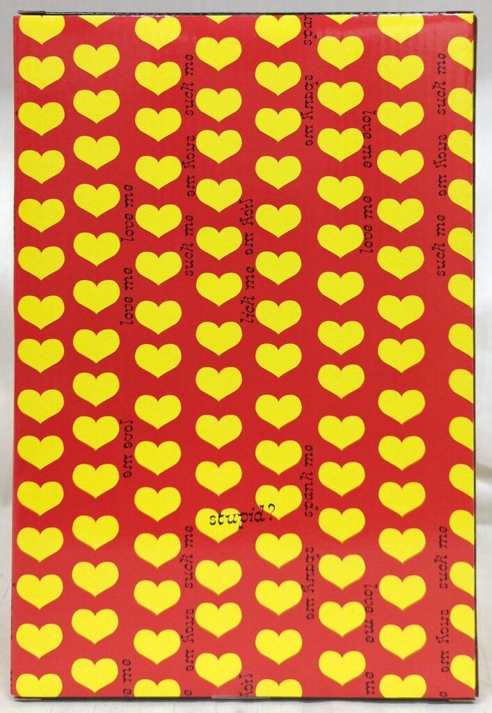 MEDICOMTOY BE@RBRICK Yellow Heart Reverse Ver. 100% & 400% 100+400