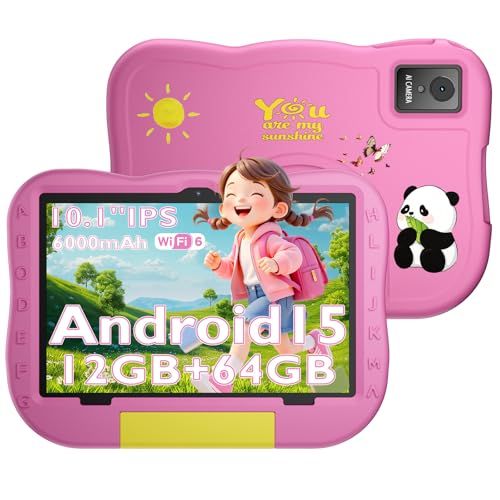 P30 キッズタブレット 10インチ Wi-Fiモデル Android 15 子供 タブレット 12GB+64GB Wi-Fi6 6000mAh 子供用タブレット 知育アプリ対応 利用時間制限可能 軽量EVAケース付き 落下防止 誕生日プレゼ f8c7e636