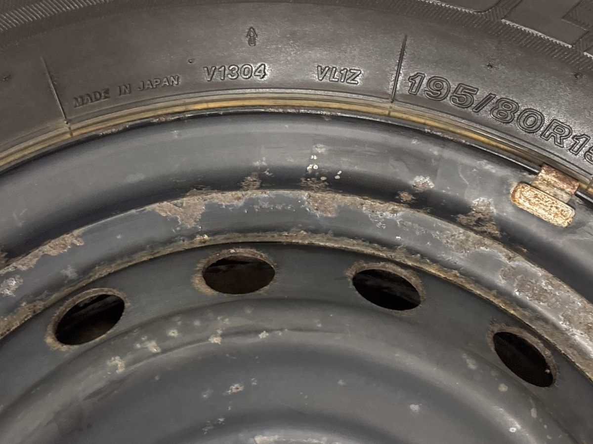 交換用に】トヨタ ハイエース 純正 15in 6J +35 PCD139.7 ブリヂストン